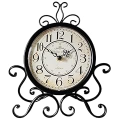 HZDHCLH Vintage Table Clocks for Living Room Bedroom Decor, Silent Decorative Farmhouse Shelf Clock photo HZDHCLH Vintage Table Clocks for Living Room Bedroom Decor, Silent Decorative Farmhouse Shelf Clock