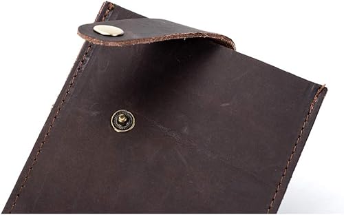 Miniatura 5 de Funda de cuero Crazy Horse, fundas universales para cuchillos de carne, protectores de bordes impermeables para cuchillos de chef, protectores