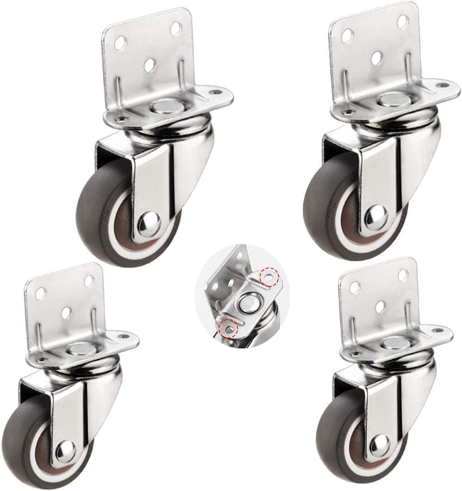 Roulettes pour meubles, Roulettes robustes(4universal,38MM)