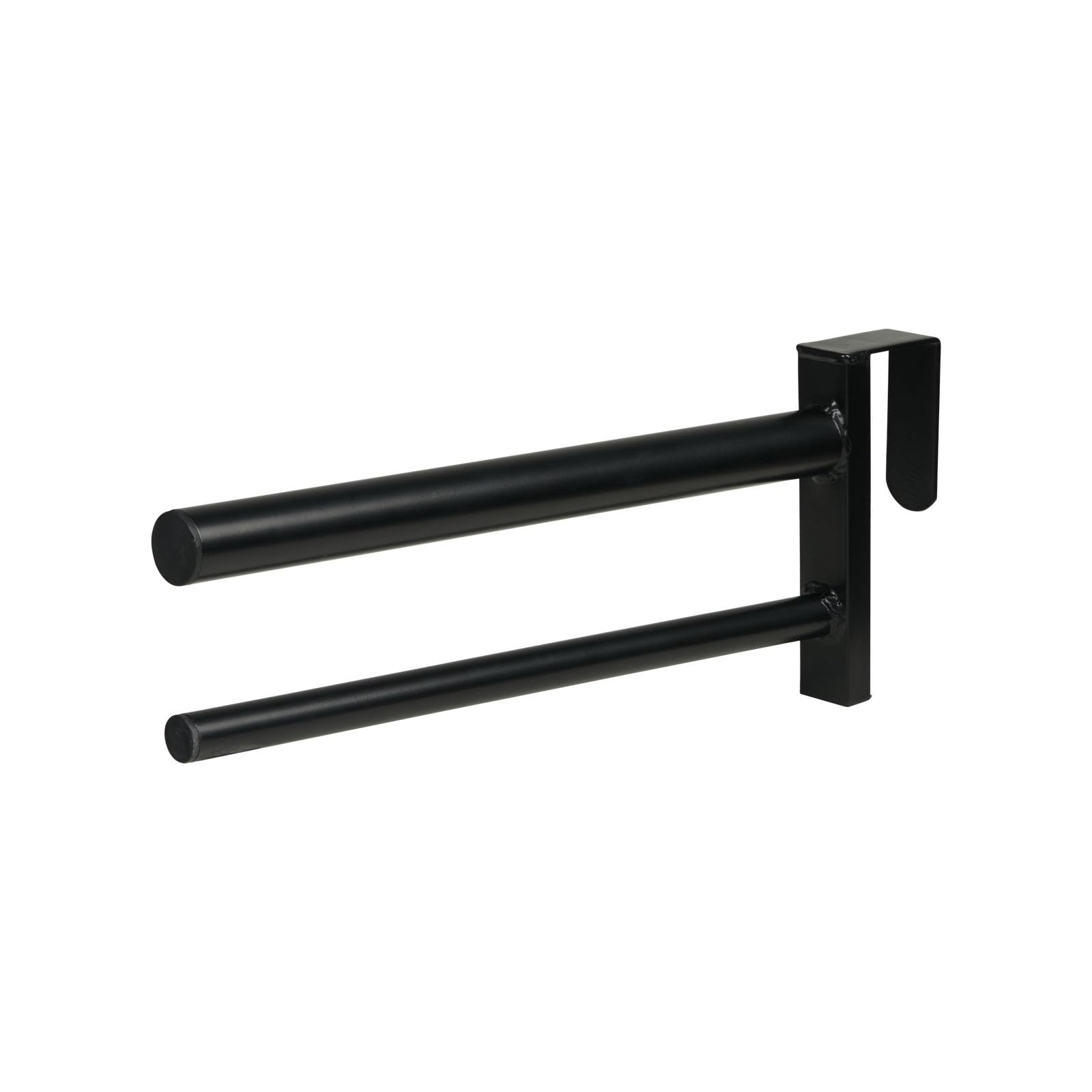 HORZE Tragbarer Sattelhalter mit Zwei Stangen, Schwarz, one Size