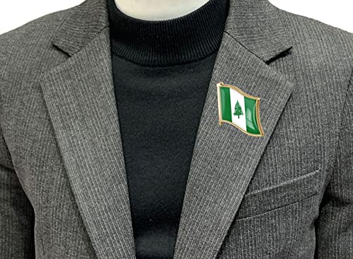 Image of vmcoatdu Country Flag Pin Badge International Travel Brooch Metal Alloy Souvenir Pin for Hat Clothes Backpack