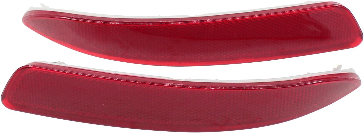 ApplianPar Rear Left and Right Side Bumper Reflector Marker Trim for BMW E70 X5 2007-2011
