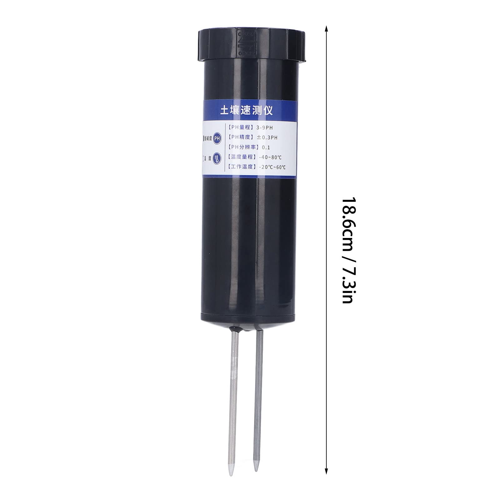 Testeur rapide PH, mesure de la conductivité de l'humidité du sol, testeur de pH de sol, bonne résistance, vitesse de réponse rapide, testeur de sol NPK, conception de sonde d'aiguille, portable