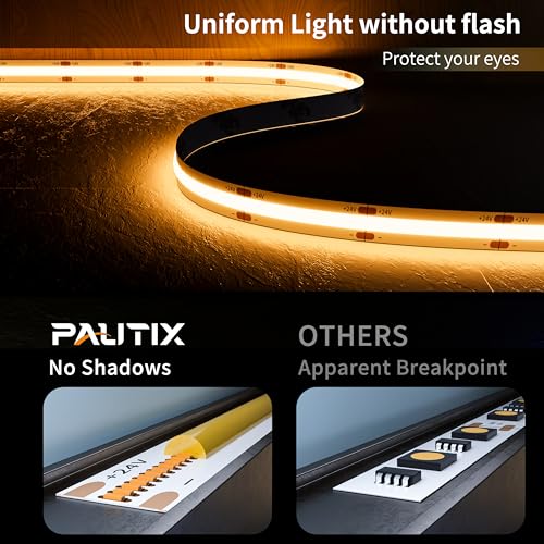 Tira LED COB PAUTIX 6.1m Luz Blanco cálido 2700K miniatura 2