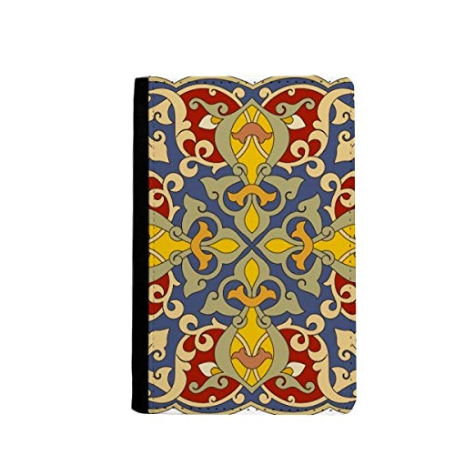 Portefeuille de voyage fleur parallèle - Organiseur de luxe au motif graphique gravé