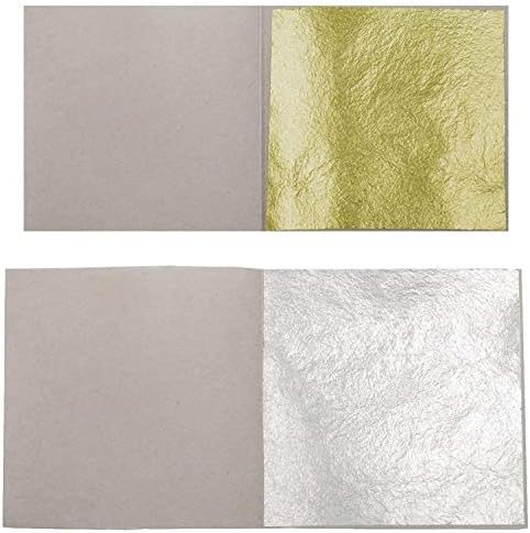 Essbares Blattgold 23,75 Karat - 10 Blatt 3,8x3,8cm Für Torten & Deko