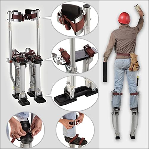 Adjustable Drywall Stilts for Pruning & Stage Performance - Heavy-Duty Architectural Lifting Props for High Shrubs & Elevated Work, Perfect for Contractors & Gardeners