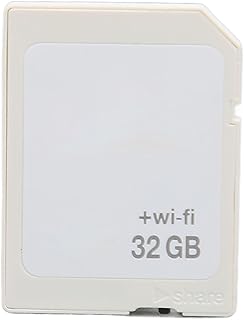 Memory SD Card, wirelessly WiFi Storage Card with Power Saving, High Speed, wirelessly SDHC WiFi Flash Memory Card Supports for Video, Sound, Photos, Office, SD Card Reader for