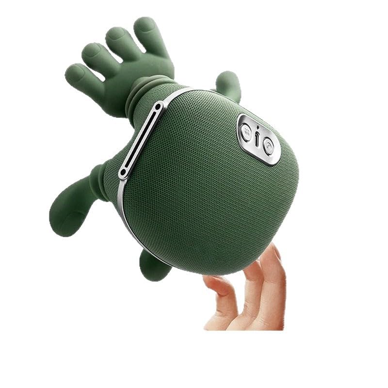 Bionic Heated Massager, Portable Shiatsu Neck and Back Massager, Electric Deep Tissue 6D Kneading Massage, Simulated Human Hand Design for Pain Relief and Muscle Relax (Textile Green)-image-23