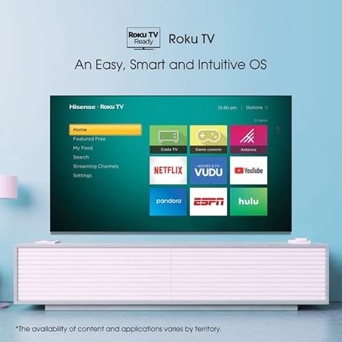 Hisense 40-Inch Class 2K FHD LED LCD Smart TV Motion Rate 120 Gaming Mode Compatible with Alexa & Google Assistant 40H4030F3 (Renewed) - Image 7