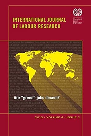 International Journal of Labour Research: Are "Green" Jobs Decent? book cover