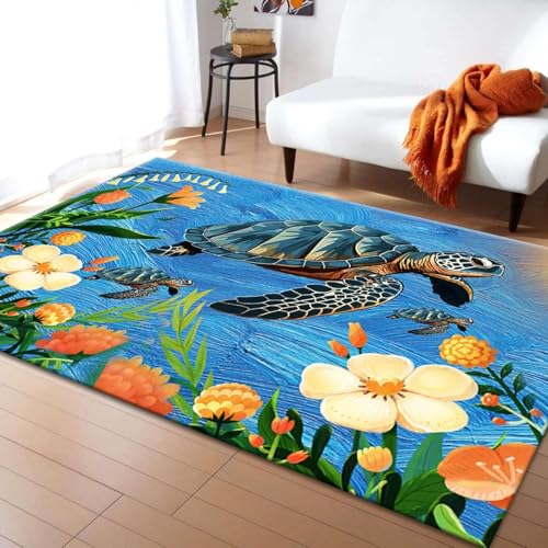Tapis moquette décoratif moderne 180x280 avec support en caoutchouc antidérapant - 2