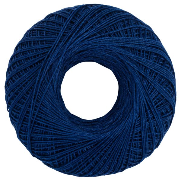 Image of Aunt Lydia's Classic 10 Cotton Crochet Thread, Navy, 3-Pack