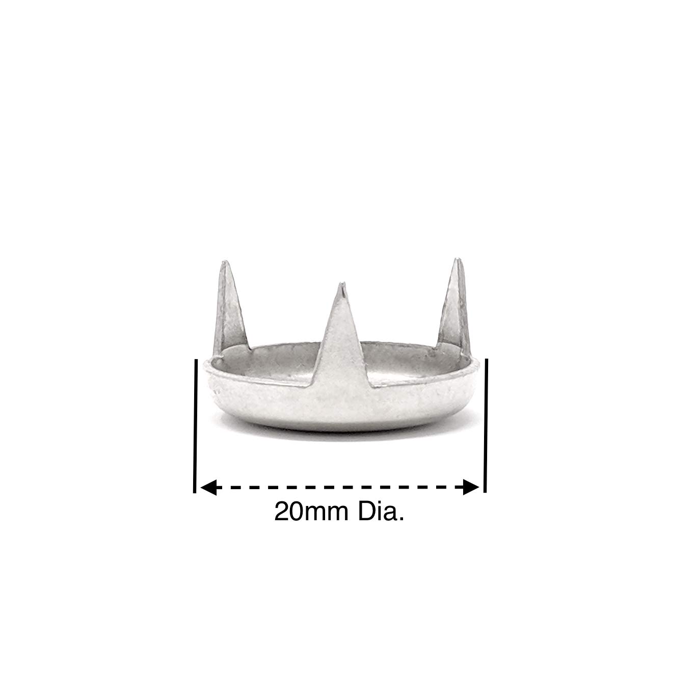 Lot De 50 Patins Glisseurs Pour Pieds De Chaise À Clouer Ronds 16 Mm En Plastique-Couleur Blanc