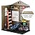 DWVO 6x4 FT Resin Storage Shed with Floor, Outdoor Storage Shed with Lockable Door, Window and Vents, Waterproof Plastic Tool Storage for Garden, Backyard, Patio, Lawn, Brown