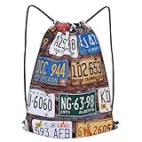 Material: Unser Rucksack mit Kordelzug besteht aus wasserdichter Polyesterfaser, die wasserdicht, stark und leicht ist.