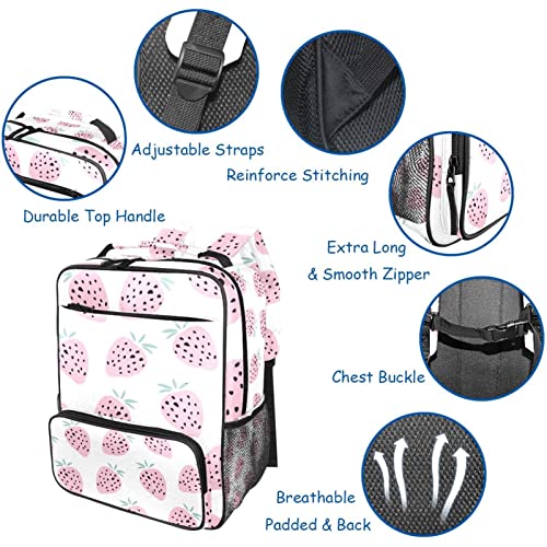 Sac à dos de voyage rose multicolore grand format taille unique