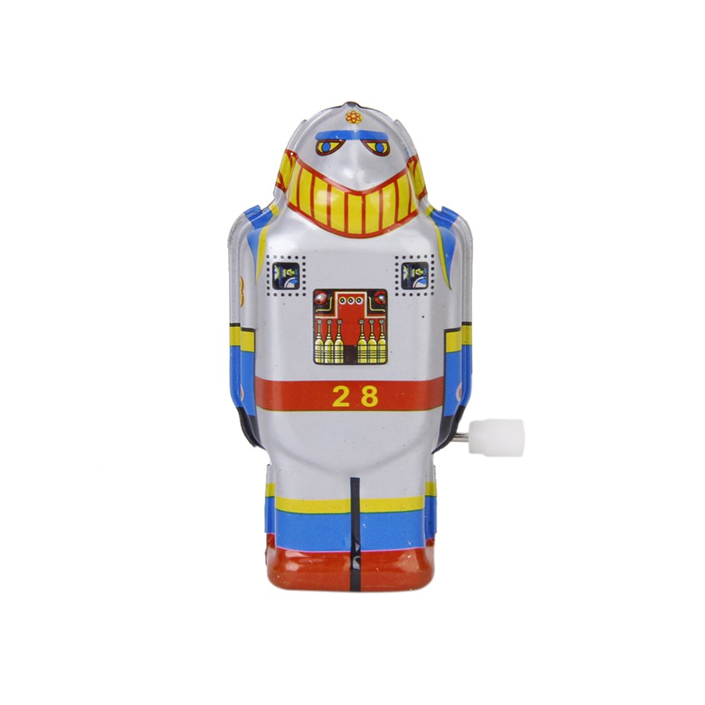 Generic Vintage Tin Wind Up Robot Toy MS 493
