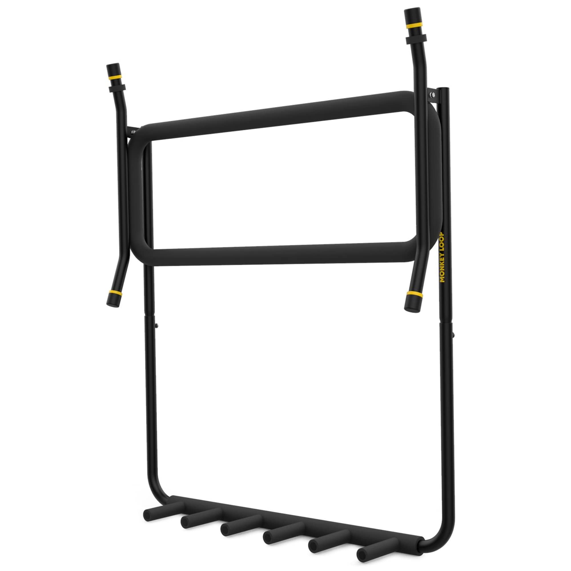 MONKEY LOOP Floor Prime Plus 5 - Soporte de Suelo para 5 Guitarras o Bajos - Soporte Compatible con Guitarras Eléctricas y Bajos Eléctricos - Apoyos Rellenos de Espuma - Resistente a los Arañazos
