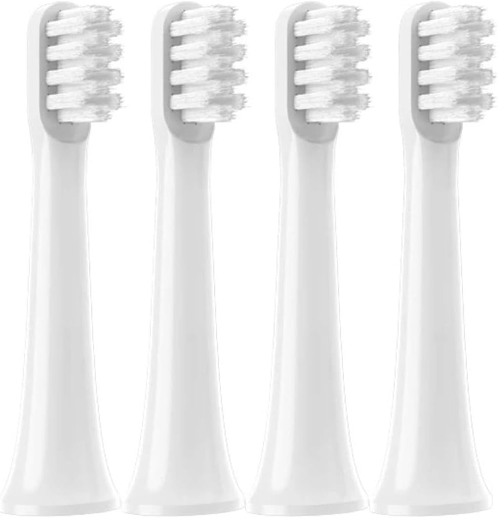 Soft Bristle Refills, Compatible with Xiaomi, Replacement for Mijia, T100 MES603(4pcs)