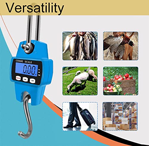Báscula colgante digital de 660 lb para uso industrial y granja miniatura 6