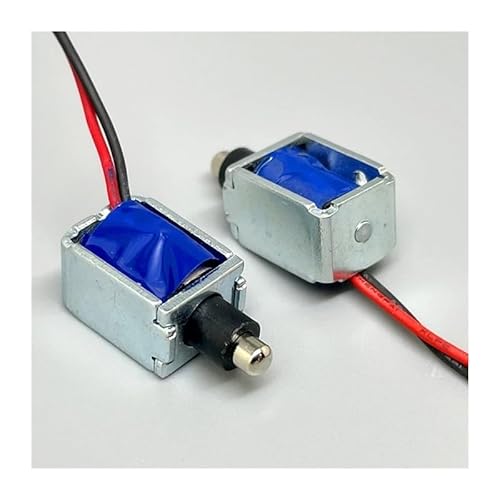 Open Frame Push Pull Solenoid Electromagnet, DC 5V 3mm Stroke Small Electromagnetic Magnet