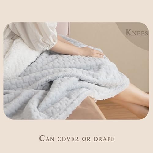 Vista 22 de Manta eléctrica ultra suave y cómoda con manta de cama de cierre automático, manta térmica de 7 capas