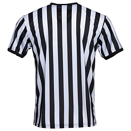 Murray Sporting Goods V-Neck Referee Shirt | Men’s Official Short Sleeve Pro-Style V-Neck Officiating Referee Shirt For Basketball, Soccer, Wrestling & Volleyball (X-Large) #TOP2