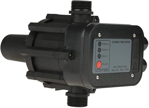 Pressure Controller Switch 220V Black Self-priming Pressure Switch Automatic Pressure Controller