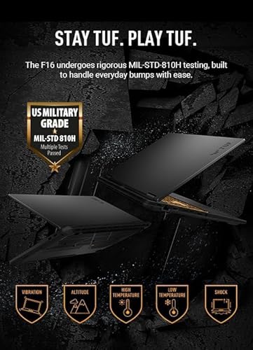 ASUS TUF F16 Gaming Laptop, NVIDIA RTX 5060 8GB GDDR7(>4070), 14th Intel 16-Core i7-14650HX(>i9-13900HX), 16" FHD+ 2K Screen, 32 GB DDR5 RAM, 1 TB SSD, Win 11 Pro, Backlit KB, Wi-Fi 7, w/Accessories - Image 5