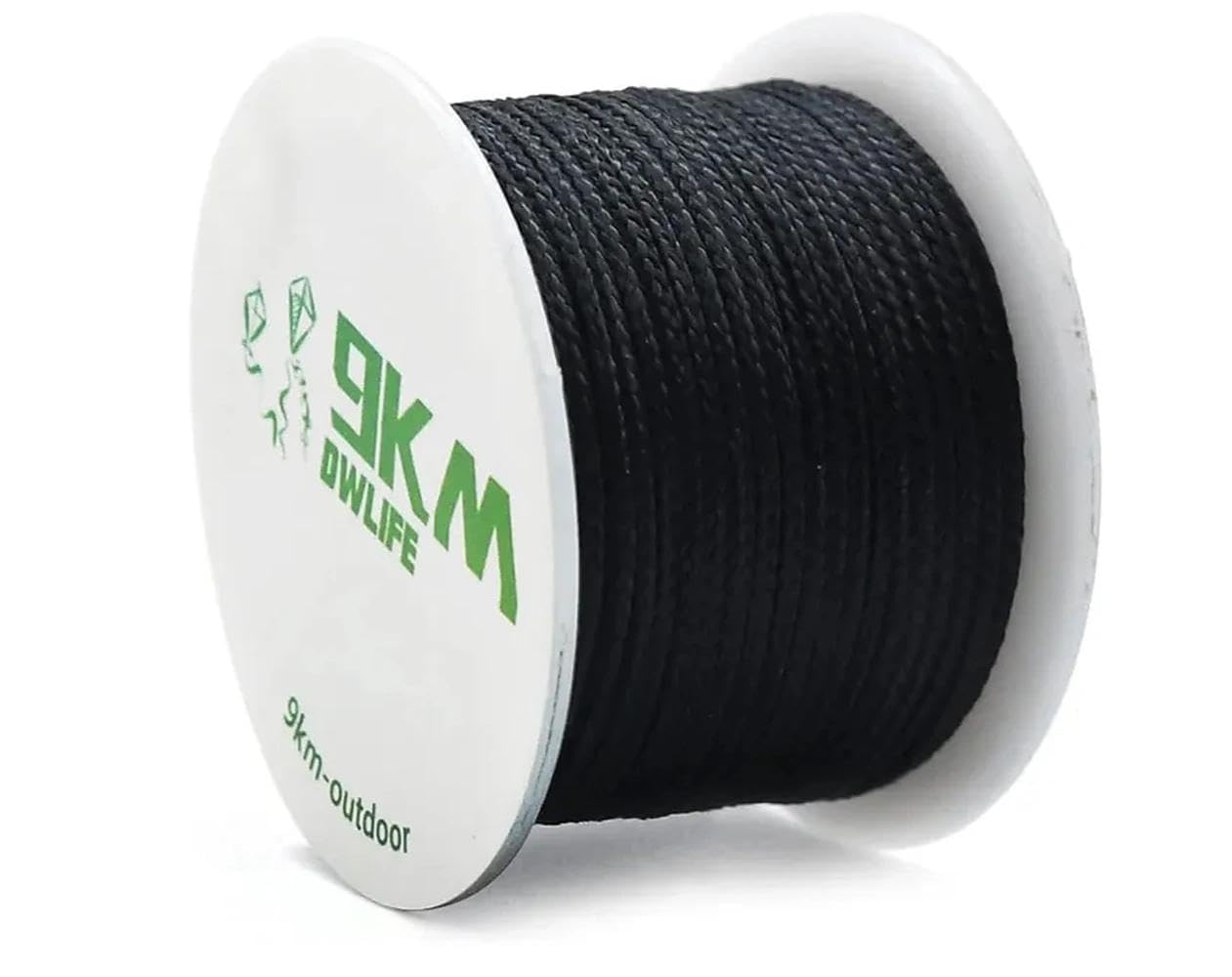 9KM DWLIFE Kevlar Cord– High Tensile Strength Kevlar Thread, 50–1500lb Flame-Resistant String for Fishing, Kite Line, Wind Chimes, Camping & Outdoor Survival Rope
