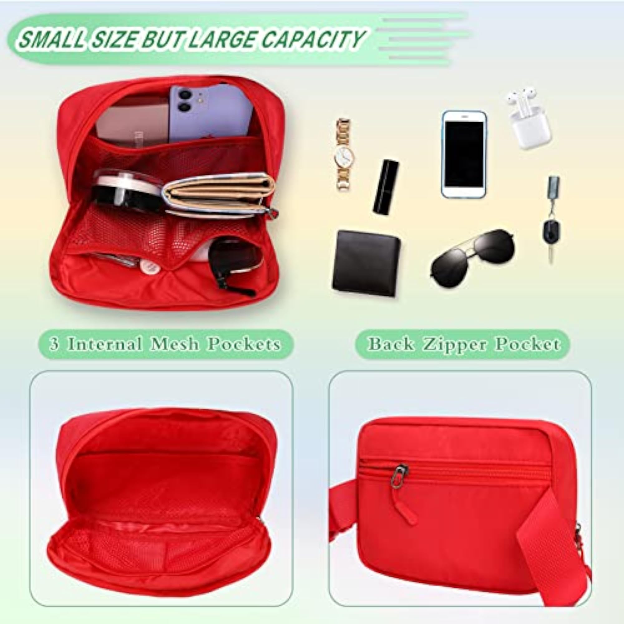 Fanny Pack for Women - Adjustable Crossbody Bag