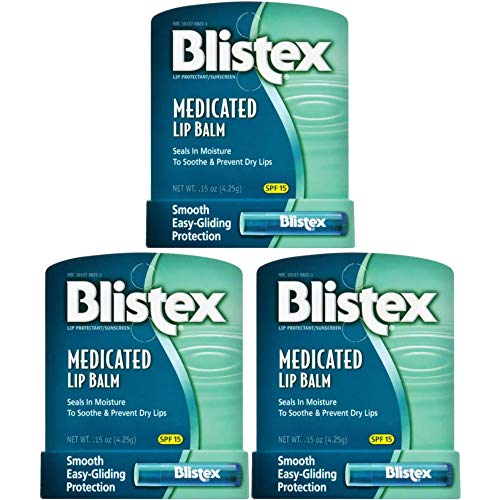 Image of Blistex Medicated Lip Balm, SPF 15.15 oz - Buy Packs and SAVE (Pack of 3)