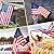 Barcetine Flag Pole Kit with 3x5 US Flag - Includes 5ft Heavy Duty Tangle Free Flagpole,Weather Resistant 3x5 Embroidered American Flag,Aluminum Holder Bracket,for Outside House,Porch,Outdoor