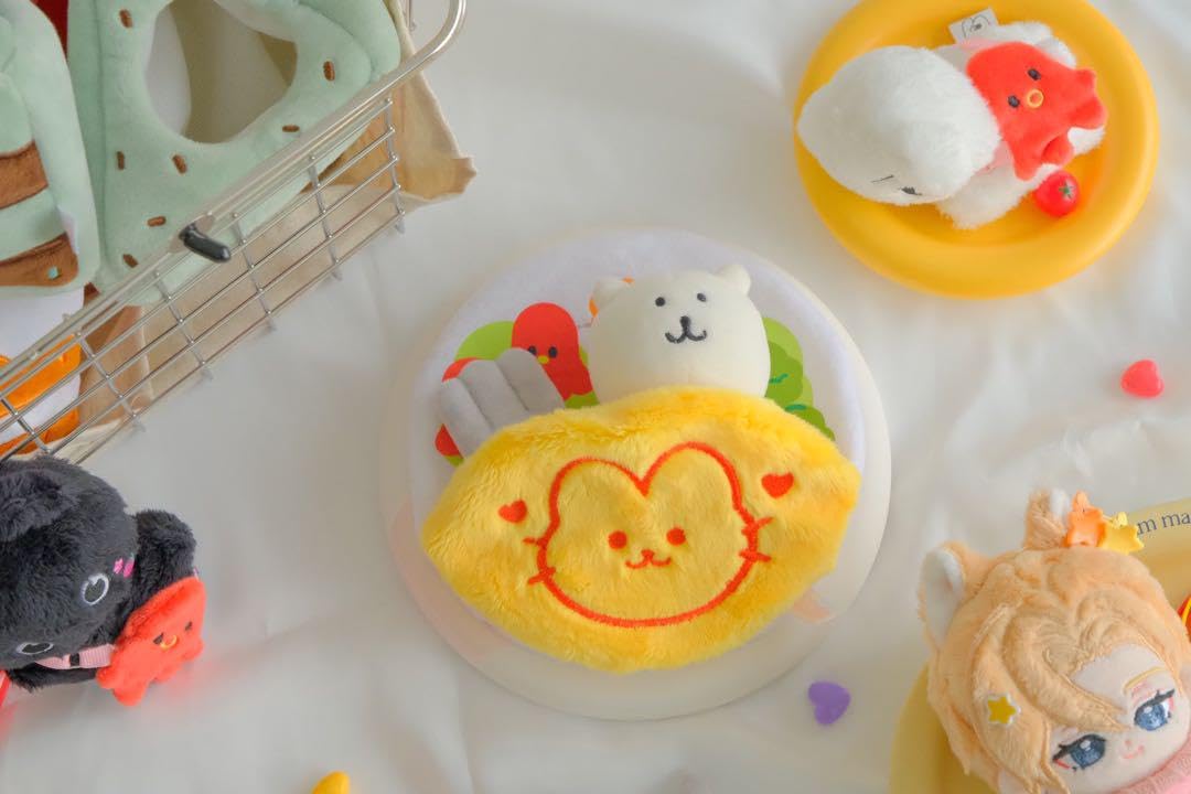 Amazon.co.jp: 無属性 ぬいぐるみ 着せ替え 10cm 服?オムライス布団