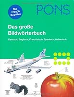Pons Bildwörterbuch Deutsch, Englisch, Französisch, Spanisch, Italienisch 3125178355 Book Cover