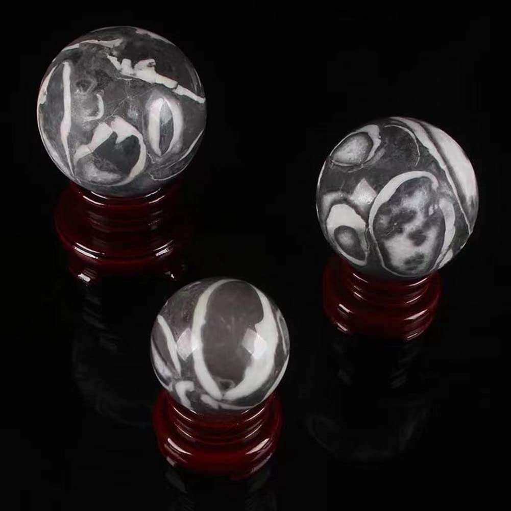 Kolekcje domowe 1 szt. 65 mm-80 mm naturalne kulki kwarcowe skorupy żółwia kamienne kryształowe kule do Fengshui (rozmiar: 75 mm)