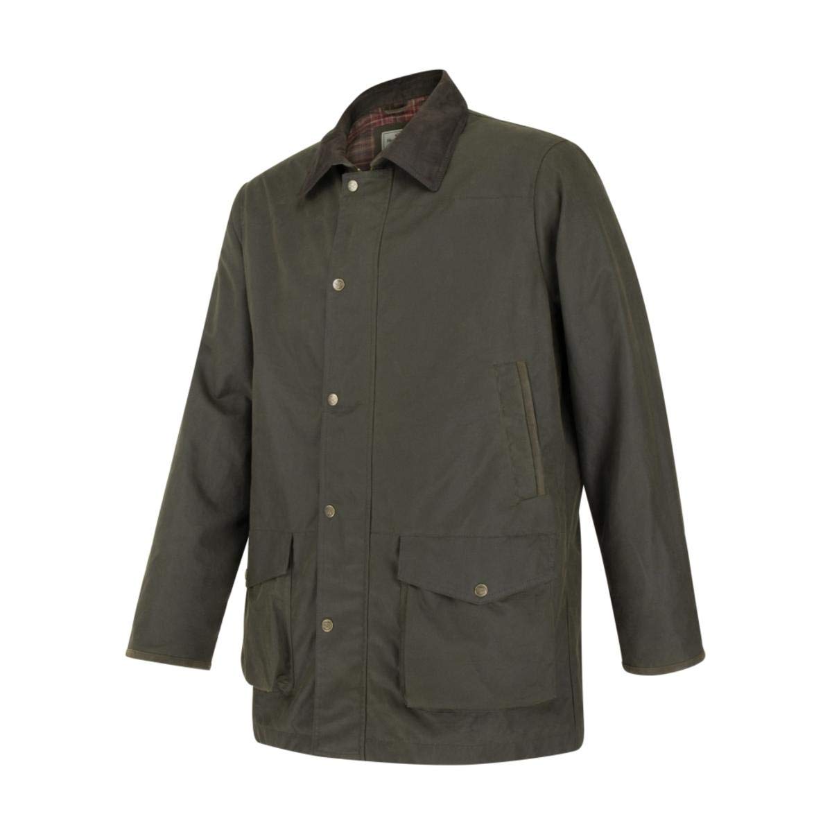 Hoggs of Fife Caledonia Mens Waxed Jacket Medium Brown Medium Brown Coats,