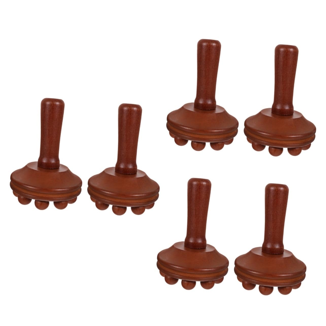 BESTYASH 3 Set Pennello Positivo Massaggio Massaggiatore Utensili Massaggiante Spazzola Massaggiante Strumento Manuale Per Massaggi Di Legno 2 Pezzi * 3