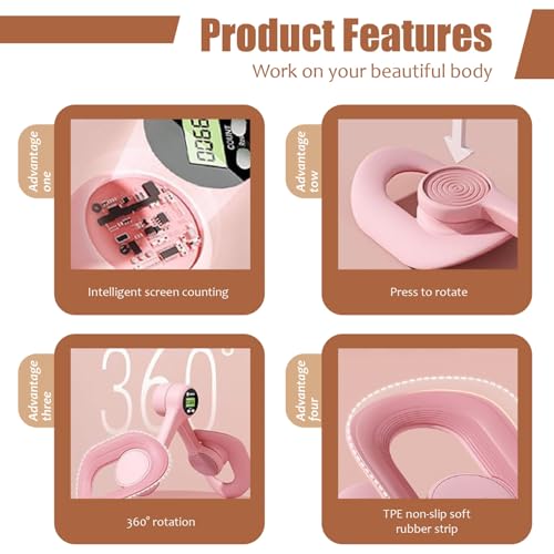 Ejercitador de muslos interno para mujeres con contador digital miniatura 6