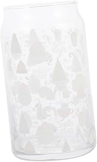 GALPADA Taza de agua de vidrio que cambia de color de Navidad, creativa, para fiestas y uso diario, saludable