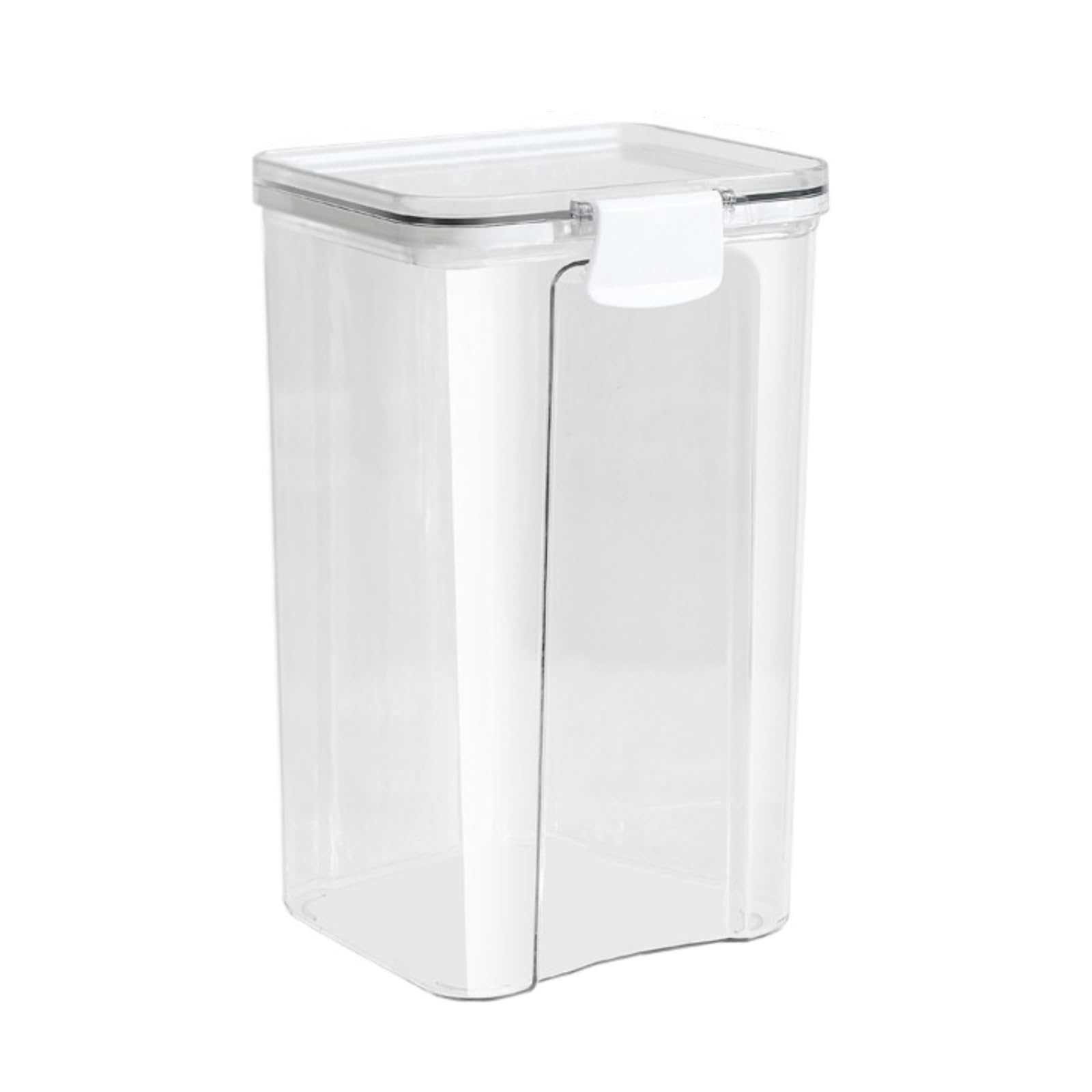 Szklany Słoik Hermetyczne 4 Kwadratowe Plastikowe Pojemniki Z Hermetycznymi Pokrywkami Do Użytku Domowego Przechowywania żywności(1300ml)