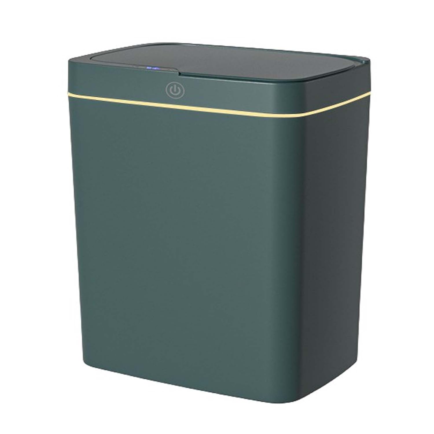 Automatic Trash Can, Smart Plastics Touchless Garbage Can, 4/4.75 Gallon Smart Trash Bin, Self Sealing Motion Sensor Bins for Kitchen, Office, Living Room, Toilet (White,15L)