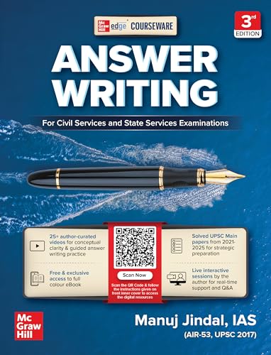 UPSC Answer Writing, 3e by Manuj Jindal (IAS) for UPSC Mains Exam...