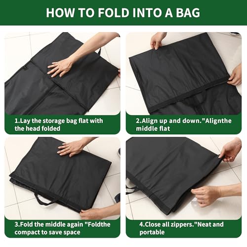 4 Stück Kleidersack Lang 180 x 60cm,Faltbarer Kleidersack mit Reißverschluss, Feuchtigkeits- und Staubschutz，Hochzeit Kleidung Tasche, Abendkleid Kleidung Tasche