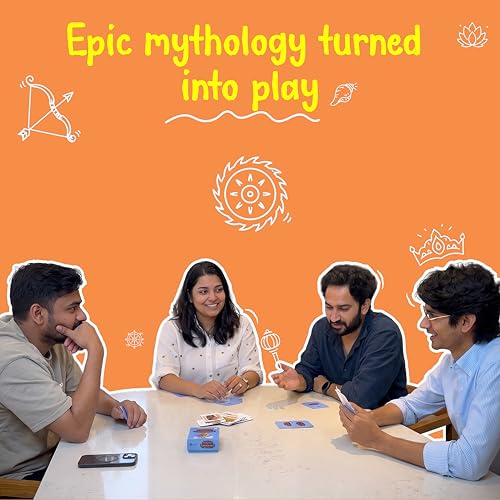 Image of Kauravas & The Pandavas, Strategy & Travel Game, Fun for Family & Friends Game Nights, for Teens & Adults, 3-5 Players