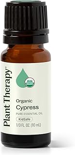 Plant Therapy Organic Cypress Essential Oil 10 mL (1/3 oz), 100% Pure, Undiluted, Natural Aromatherapy for Congestion Relief and Clear Skin