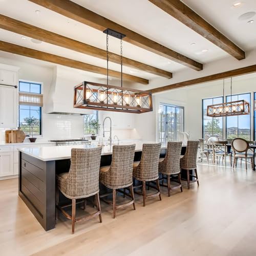 5-Light-Farmhouse-Kitchen-Island-Lighting-355-Inch-Linear-Dining-Room-Light-FixtureRustic-Rectangle-Chandeliers-for-Dining-RoomVintage-Ceiling-Hanging-Pendant-LightRustic-Wood-Grain 5 Light Farmhouse Kitchen Island Lighting 355 Inch Linear Dining Room Light FixtureRustic Rectangle Chandeliers for Dining RoomVintage Ceiling Hanging Pendant LightRustic Wood Grain