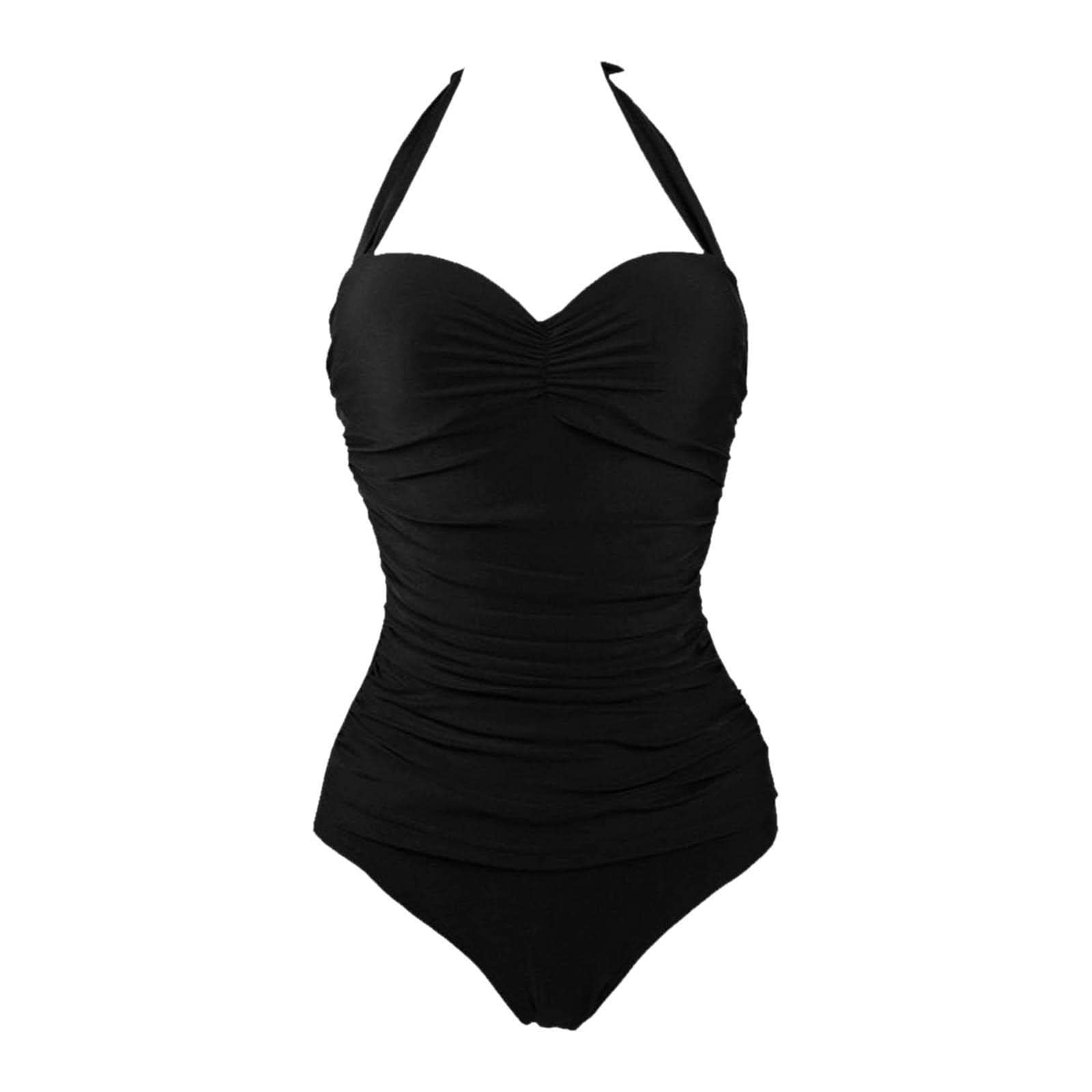 enakshi (label) Womens One Piece Swimsuit Swimming Costume Padded Halter Swimwear Black M|Clothing, Shoes & Accessories | Womens Clothing | Swimwear-picture-52