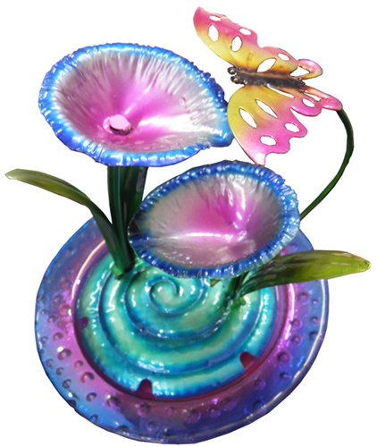 Fonte De Agua Cascata Deco Metal Borboletas para Decoracao Jardim e casa (FT-S)